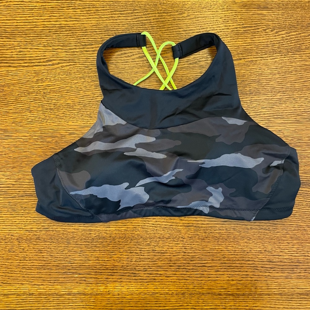 Athleta Camo Bikini Top